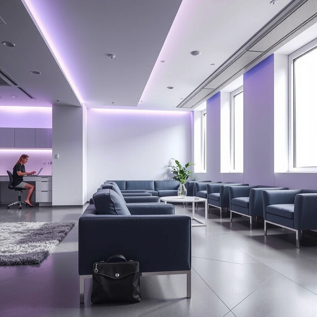 Espace d'accueil moderne